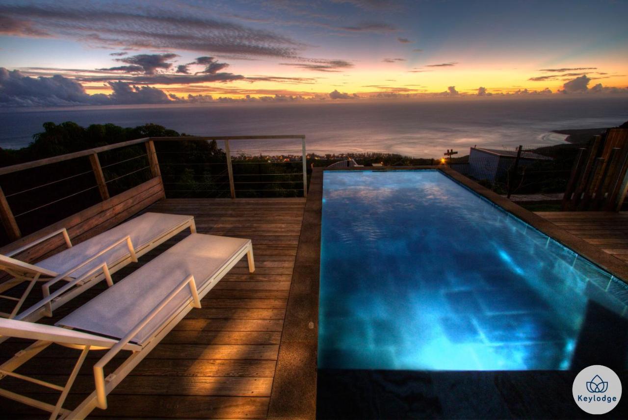 Villa Paloma 4 Etoiles Avec Piscine Et Vue Exceptionnelle Sur L'Ocean A Saint-Leu Luaran gambar