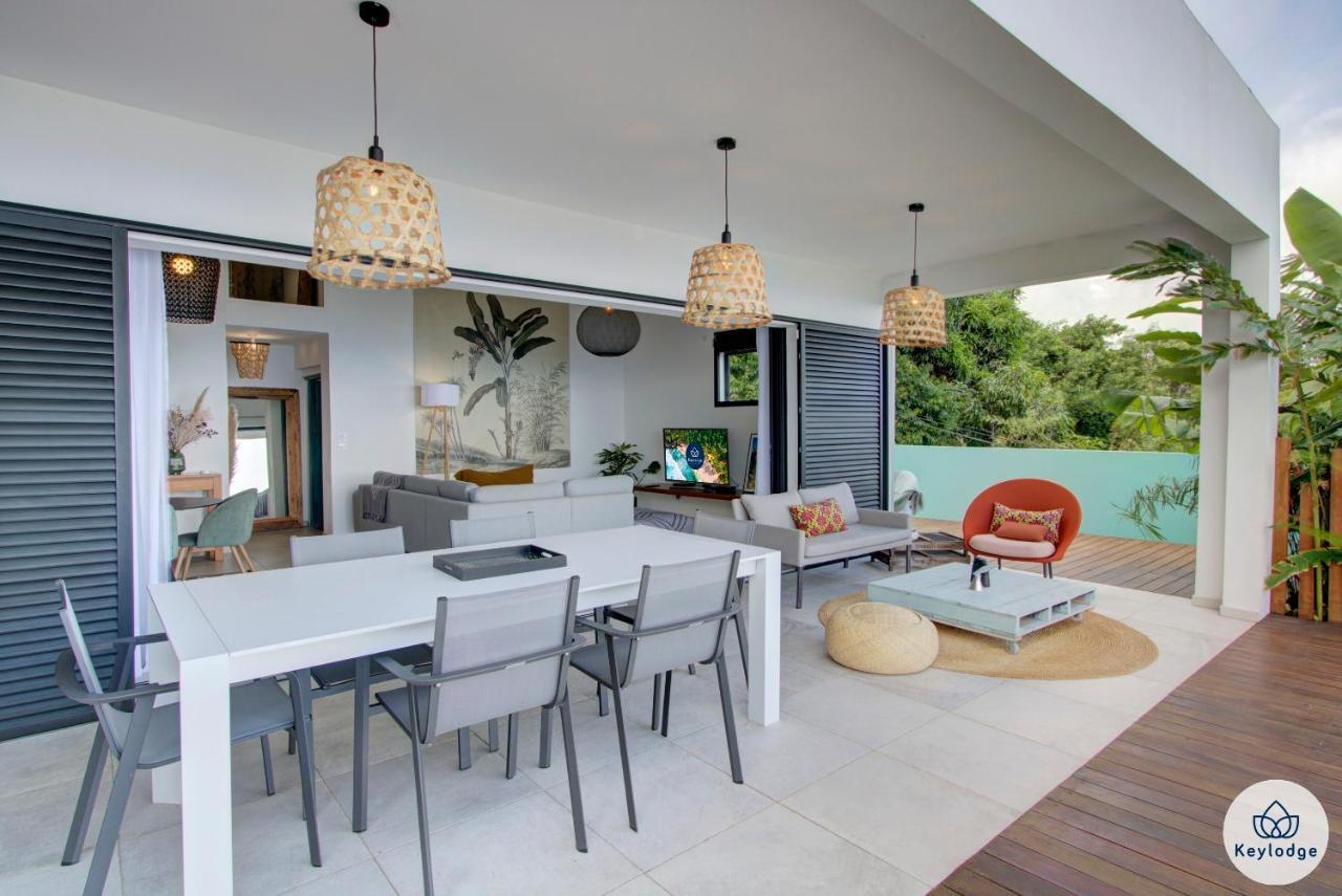 Villa Paloma 4 Etoiles Avec Piscine Et Vue Exceptionnelle Sur L'Ocean A Saint-Leu Luaran gambar