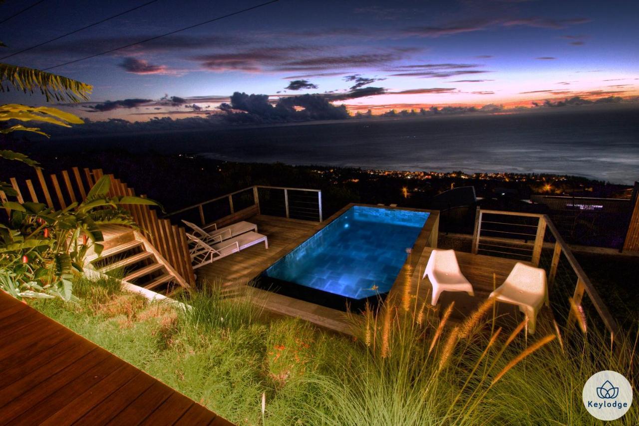 Villa Paloma 4 Etoiles Avec Piscine Et Vue Exceptionnelle Sur L'Ocean A Saint-Leu Luaran gambar
